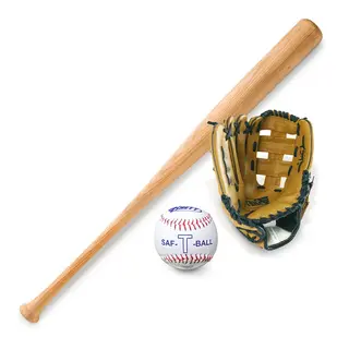 Senior Baseball/Tee-Ball Set With right- hand glove