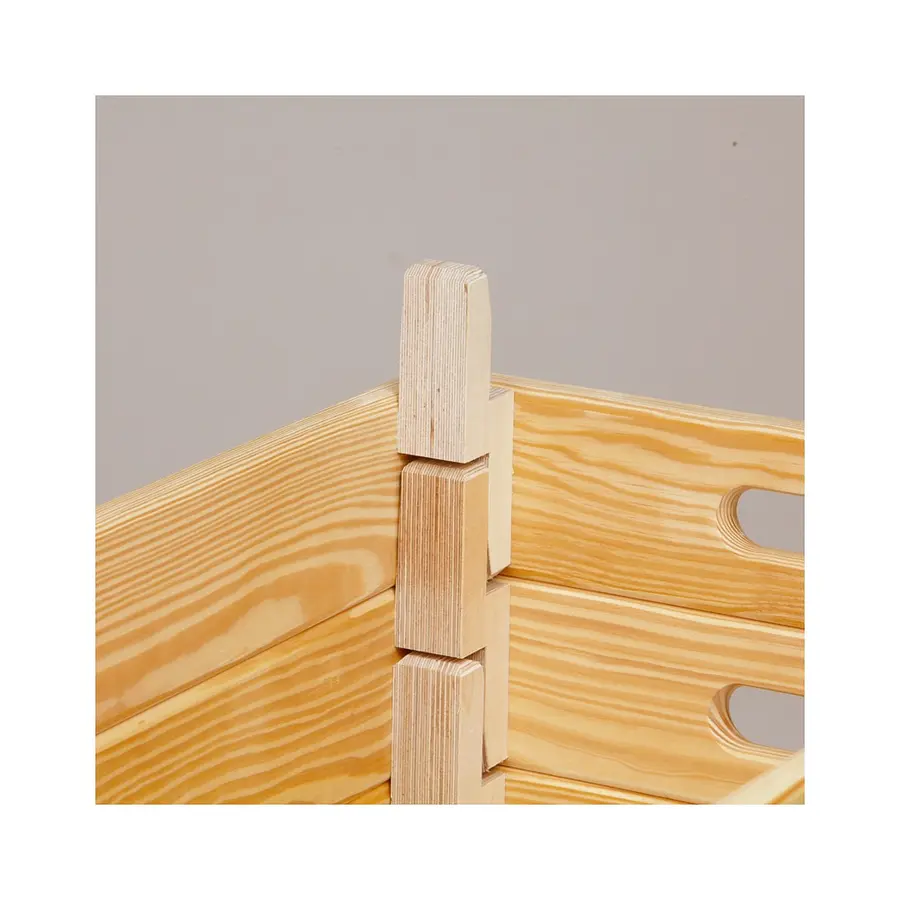 Sprangkasse Standard 4 delt Velg understell | TÜV/GS godkjent | Furu 