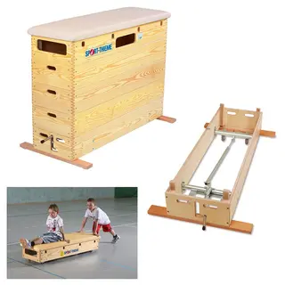 Sprangkasse Standard 5 delt Topp/bunnhjul | T&#220;V/GS godkjent | Furu