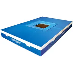 Eurotramp | Hyppymatto Trampoliinilla 300x300x30 cm | Kokoontaitettava