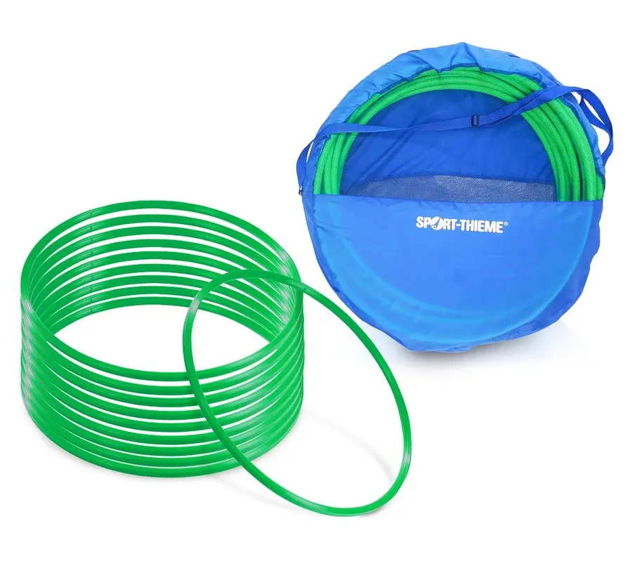 Sport-Thieme | Voimistelurengassetti 10 kpl | 70 cm | Vihreä 