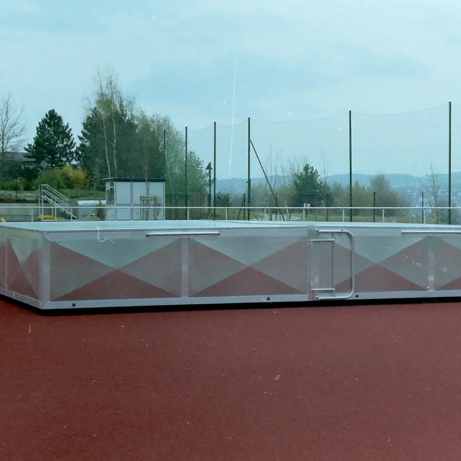 Sport-Thieme | Mattovarasto 400x530x80 cm | Seiväshyppymatolle 