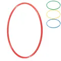 Gymnastikkring Pvc diameter 80 cm Rokkering blå, gul, grønn og rød farge