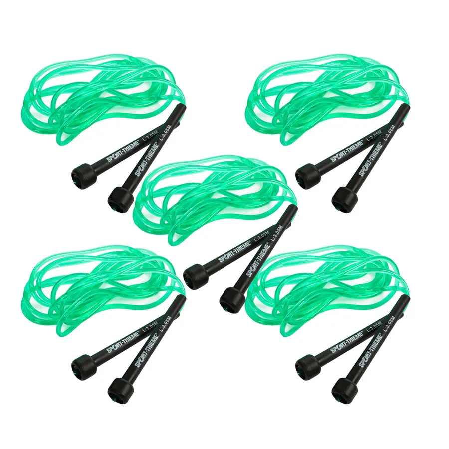 Hoppetau Speed Rope pakke (10 stk) 5 stk 2,75m - 5 stk 3,0 m 