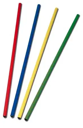 Gymnastikkstang 80 cm Blå, gul, grønn og rød farge