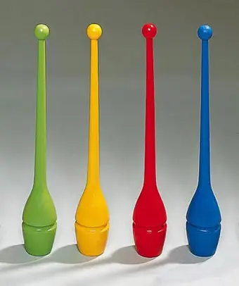 Turnkjegle barn 33 cm gul 