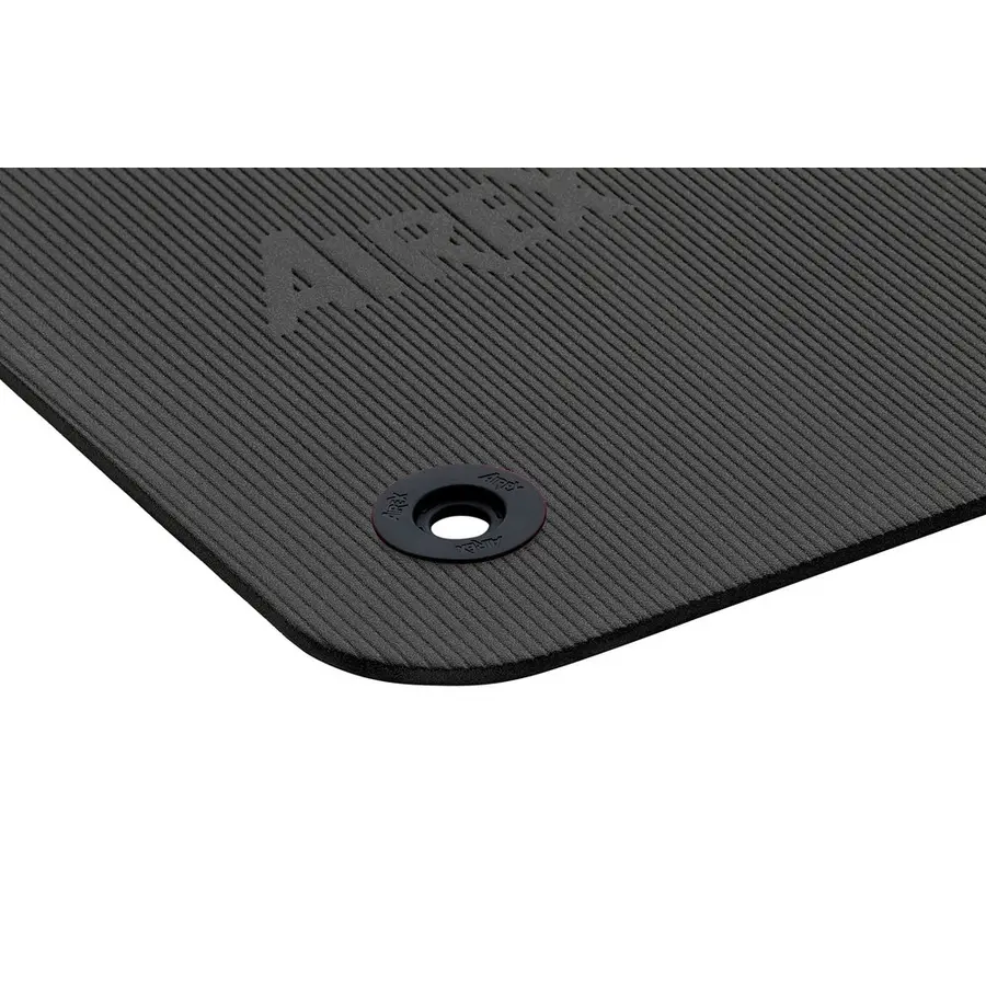 Airex Fitline | 180 x 60 x 1 cm | Harmaa Jumppamatto Ripustusrei'illä 