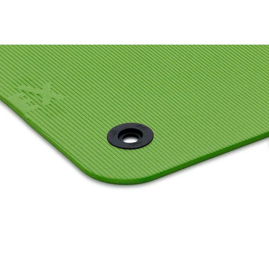Airex Fitline | 180 x 60 x 1 cm | Lime Jumppamatto Ripustusrei'illä 