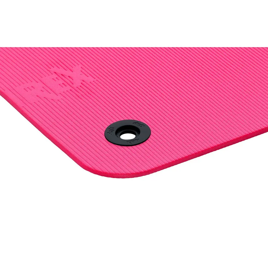 Airex Fitline | 140 x 60 x 1 cm Pinkki | Jumppamatto Ripustusrei'illä 