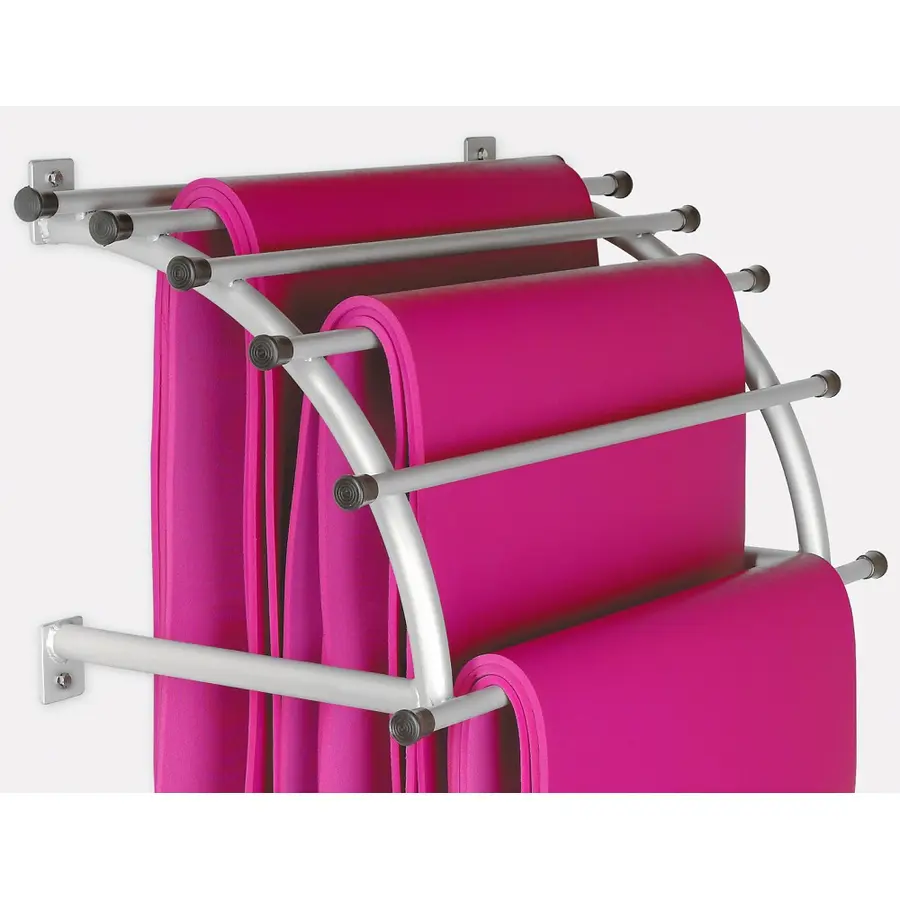 Oppbevaring til matter | Vegghengt 145 x 47 x 54 cm | ca 15 treningsmatter 