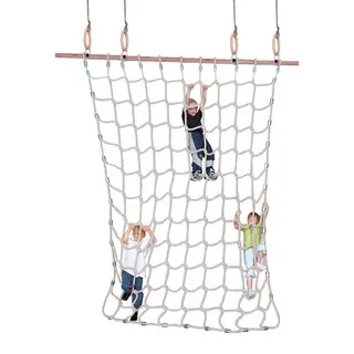 Climbing Net for Gymnastics  Rings, Natu ral spinning fibre