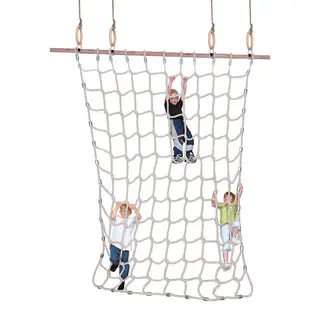 Climbing Net for Gymnastics  Rings, Natu ral spinning fibre