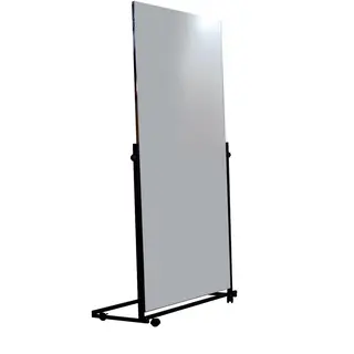 Seco Sign foliopinta peili pyörillä 100 x 175 cm | Kiinteä peilipinta