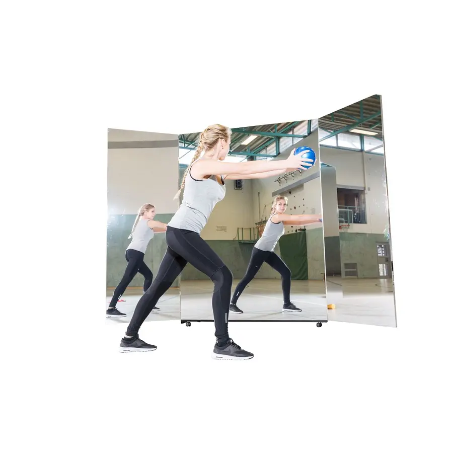 Sport Thieme | Taitettava peili kalvosta 300 x 175 cm 
