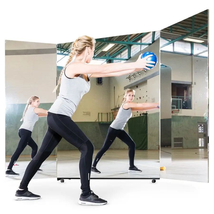 Sport Thieme | Taitettava peili kalvosta 300 x 200 cm 