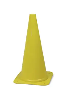 Marking Cones Yellow, 20.5x20.5x37 cm