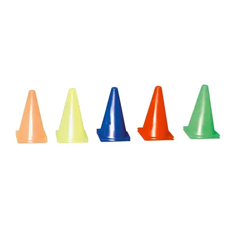 Set of 10 Marking Cones 13x13x23 cm
