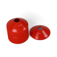 Saucer Cone Set of 50 Red