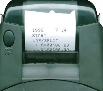 Sekuntikello DIGI, lämpökirjoitin paperi 