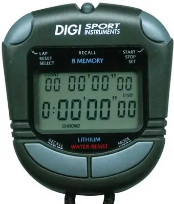 Digi Sport - Sekuntikello Roiskeen- ja iskunkestävä 