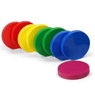 Disc'o'Bocce / 2R - 2Y - 2B - 2G - 1M Set of 9 pcs