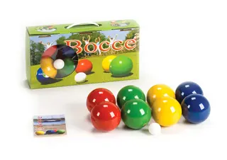 Boccia-peli, puiset kuulat Mukana s&#228;ilytyslaukku