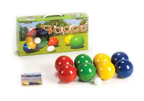 Boccia-peli, puiset kuulat Mukana s&#228;ilytyslaukku