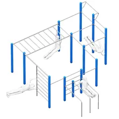 Playparc | Allround Ulkoilmatreenipuisto 5,72x5,45x3,02 m