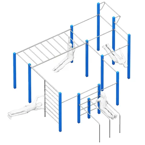 Playparc | Allround Ulkoilmatreenipuisto 5,72x5,45x3,02 m