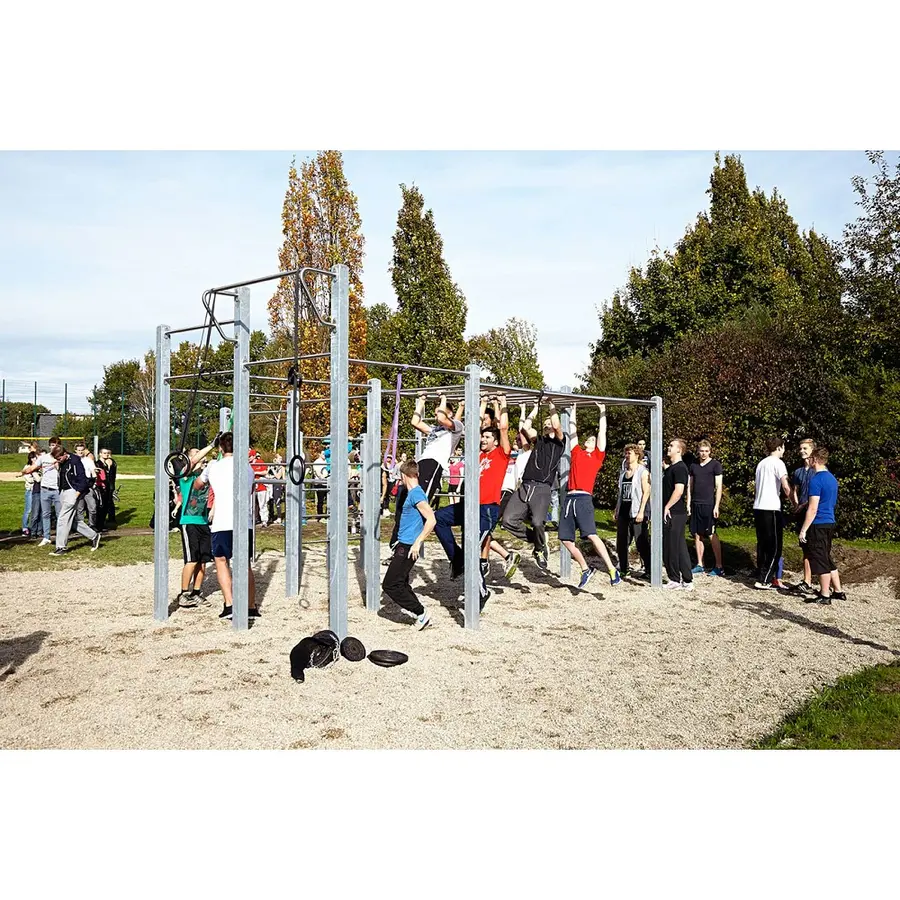 Playparc | Allround Ulkoilmatreenipuisto 5,72x5,45x3,02 m 