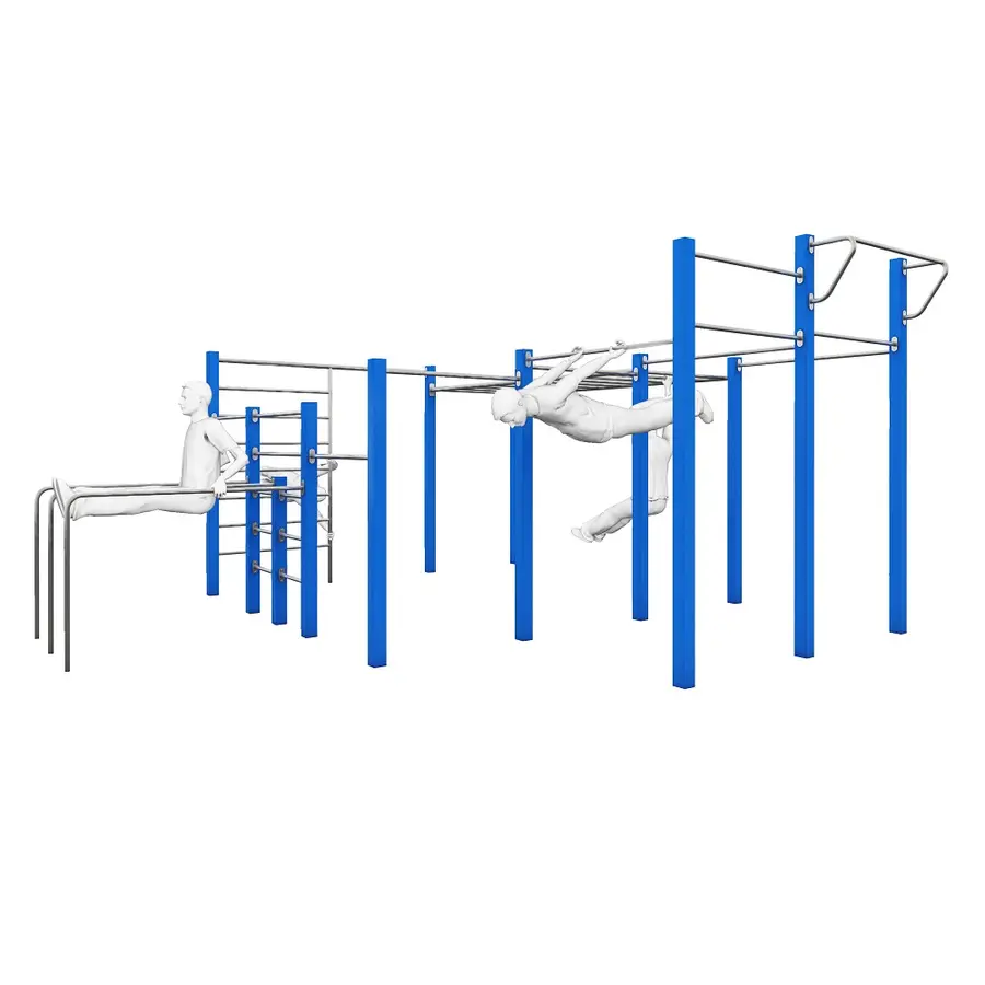Playparc | Allround Ulkoilmatreenipuisto 5,72x5,45x3,02 m 