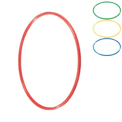 Gymnastikkring Pvc diameter 60 cm Rokkering blå, gul, grønn og rød farge