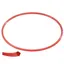 Gymnastikkring Pvc 60 cm | Rød 60 cm flat ring med kant-profil 