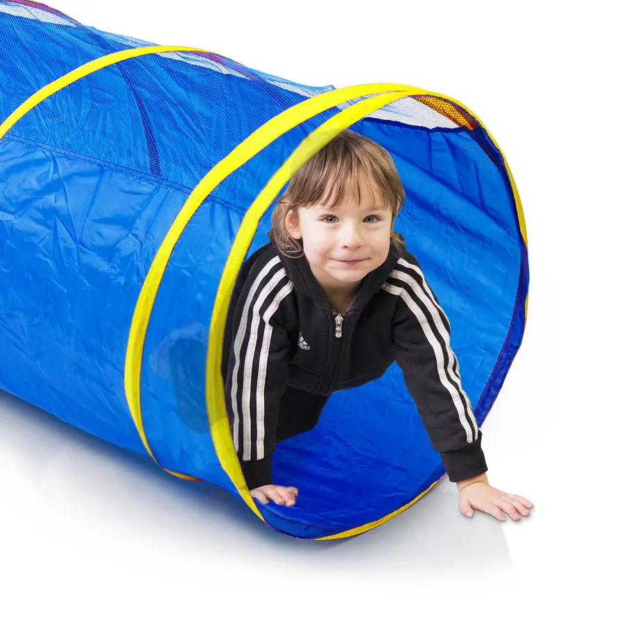 Leketunnel Spiral | 300 cm Krabbetunnel med utsikt 
