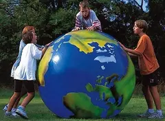 Togu Globusball 200 cm Stor ball som ser ut som jordkloden