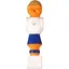 Table Football Figures White/blue Fotballspiller 
