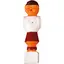 Table Football Figures White/red 