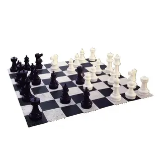 Iso shakkilauta ulkok&#228;ytt&#246;&#246;n 1,2 x 1,2 m
