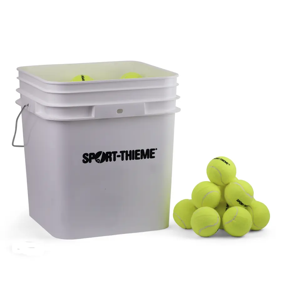 Tennispalloja 60kpl Mukana ämpäri 