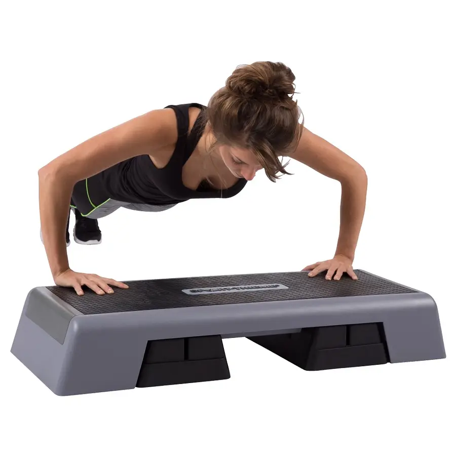 Sport-Thieme Aerobic Steppilauta 97x36 cm, 5 v. takuu, säädettävä korkeus 