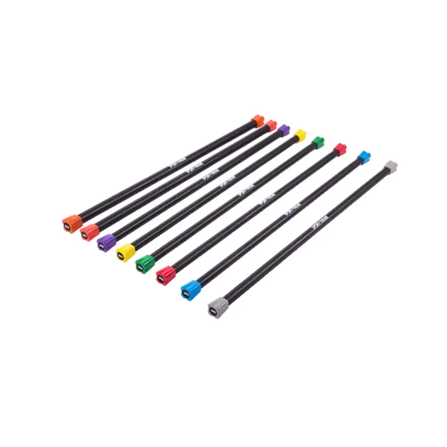 Sport-Thieme® Steel Weighted  Bar, 5 kg, yellow 
