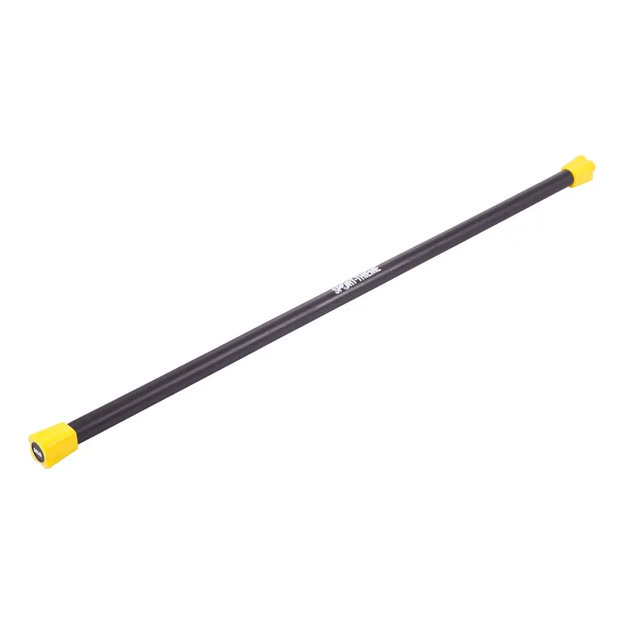 Sport-Thieme® Steel Weighted  Bar, 5 kg, yellow 