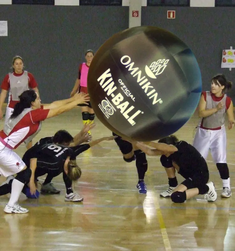 KIN-BALL® Sport - Musta 122 cm  - Sisäkäyttöön 
