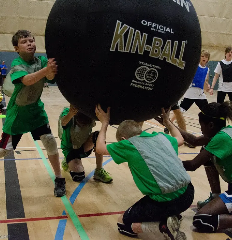 KIN-BALL® Sport - Musta 122 cm  - Sisäkäyttöön 