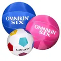 Omnikin® lekepakke - 3 baller og bok Lette baller for lek og spill