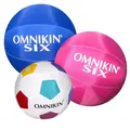 Omnikin® pelipaketti - 3 palloa kevyitä palloja leikkeihin ja peleihin