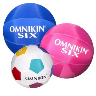 Omnikin&#174; pelipaketti - 3 palloa kevyit&#228; palloja leikkeihin ja peleihin