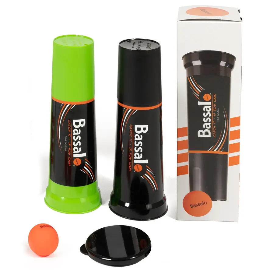 Bassalo-peli 2 kuppia ja 1 pallo 