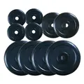 Painosarja kumip&#228;&#228;llysteell&#228; 30 mm - 4x10 kg, 2x5 kg, 4x2,5 kg