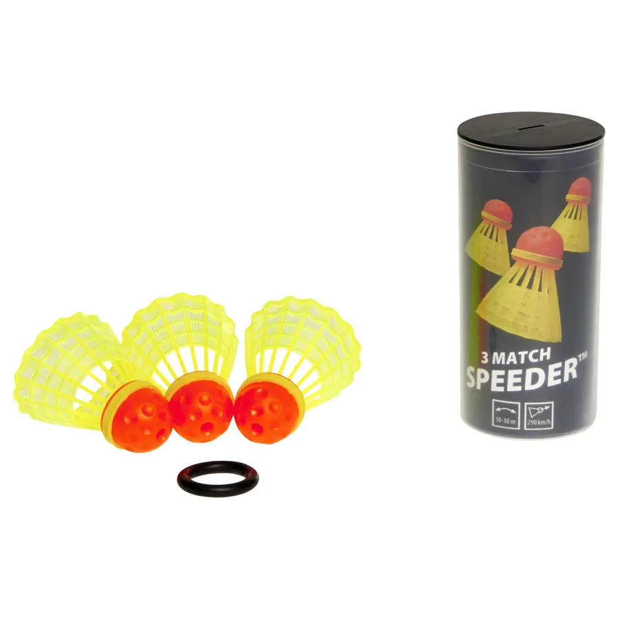 Speedminton Match Speeder 5 kpl Pitkille etäisyyksille 